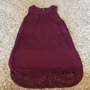Women’s lace detail tank top